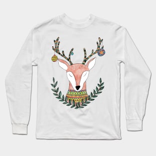 A Very Merry Reindeer Long Sleeve T-Shirt